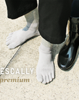 【PESCALLY】和紙5本指ショートソックス 25cm-27cm