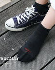 【PESCALLY】和紙 薄手パイルスニーカー丈ソックス 23cm -25cm