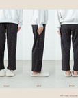 【うちそとパンツ】ストレートパンツ|柔らか素材でいつでも快適。おうちでも、おでかけでも履きたくなるゆったり万能パンツ。両サイドポケット付き!