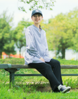【うちそとパンツ】ストレートパンツ|柔らか素材でいつでも快適。おうちでも、おでかけでも履きたくなるゆったり万能パンツ。両サイドポケット付き!