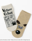 【ウォレスとグルミット】スニーカー丈ソックス