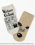 【ウォレスとグルミット】スニーカー丈ソックス
