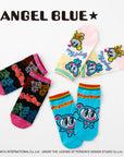 【エンジェルブルー】スニーカー丈ソックス
