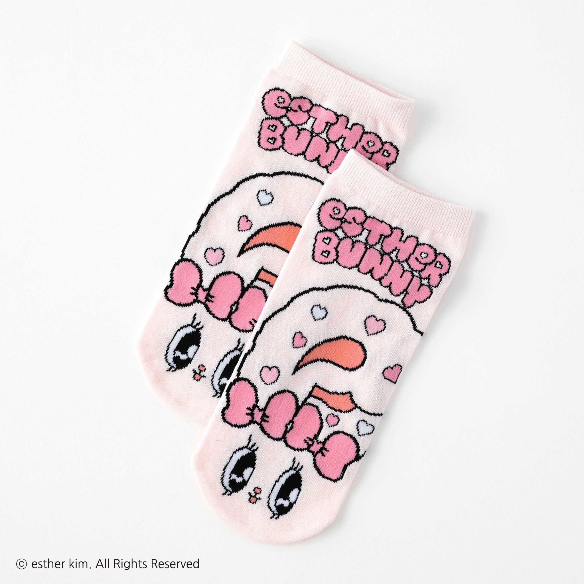 エスターバニー】バニーハートスニーカー丈ソックス (BLACK FRIDAY対象