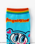 【エンジェルブルー】スニーカー丈ソックス