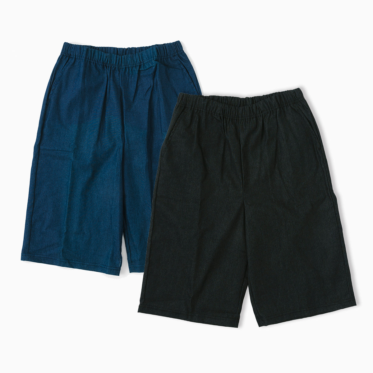 MENS LAB リラックスパンツ】デニム素材ハーフパンツ (BLACK FRIDAY