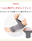 【足元らくらく】足の冷えない二重サポーター