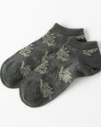 【A.V.V】ボタニカル柄スニーカー丈ソックス