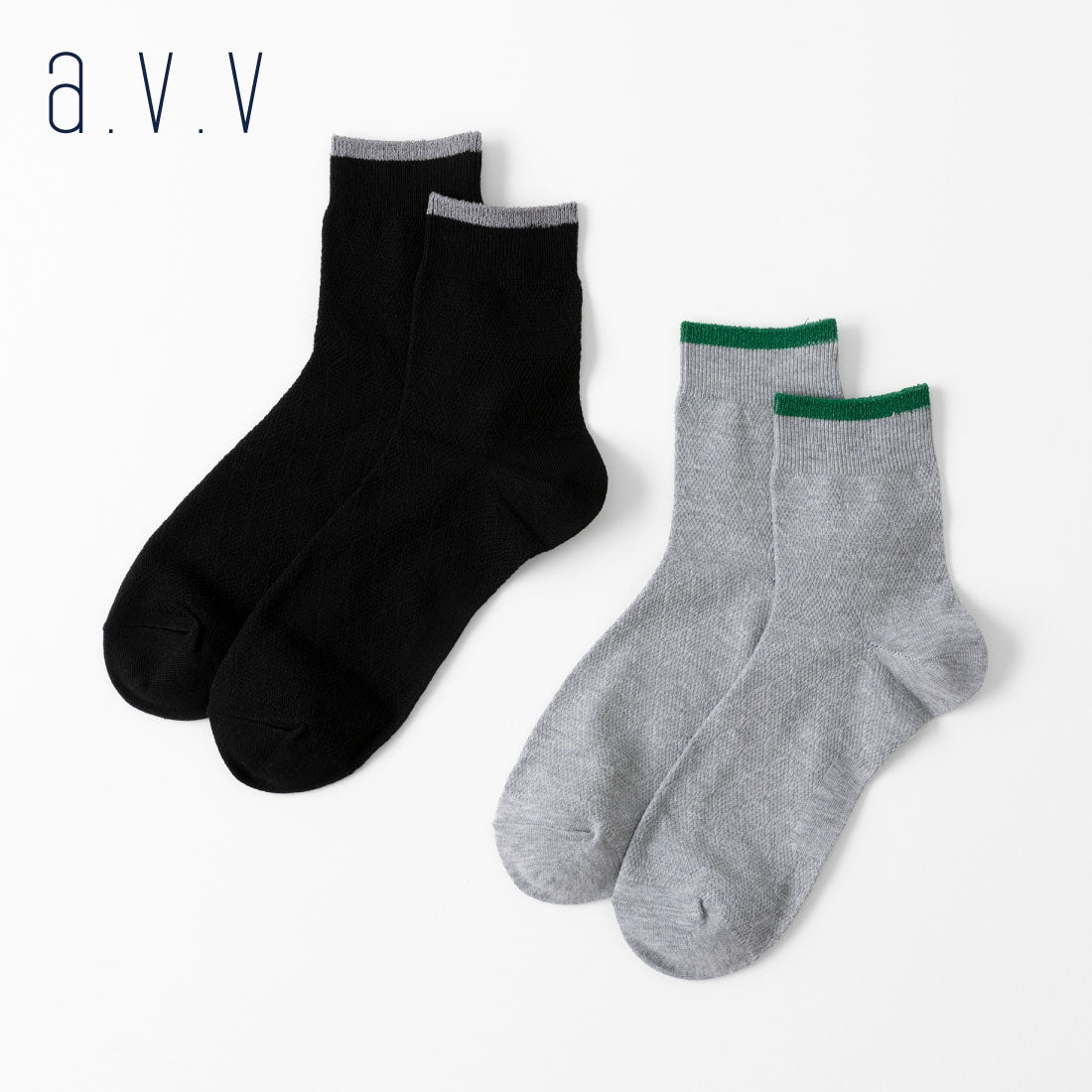 A.V.V】ダイヤ鹿の子リンクスショートソックス – SUKENO｜靴下の助野
