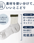 【PESCALLY】和紙パイルショートソックス 23cm -25cm|通気性◎和紙パイル素材が蒸れを軽減したショート丈靴下。どんなシーンにもマッチするアースカラー