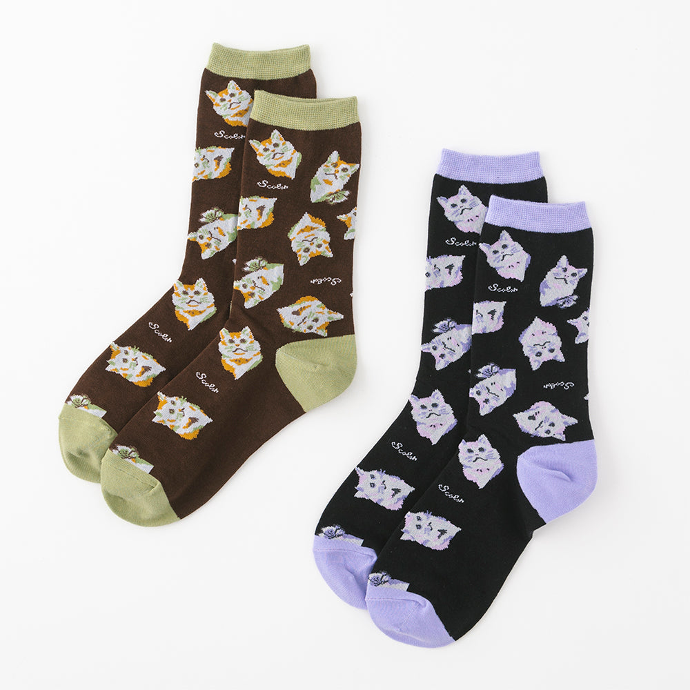 ScoLar 新品　レア　猫　ネコ柄　スキーウェア　スノボウェア上下セット スノーボードウェア 型落ち スキーウェア レディース 上下セット