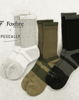 【PESCALLY×Foxfire】Foxfireコラボ 和SHI-DRYベーシックソックス 25cm - 27cm
