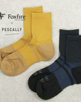 【PESCALLY×Foxfire】Foxfireコラボ 和SHI-DRYショートソックス 23cm - 25cm