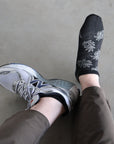 【A.V.V】ボタニカル柄スニーカー丈ソックス