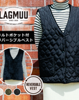 【LAGMUU】キルトポケット付ベスト