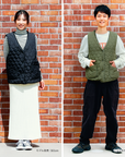 【LAGMUU】キルトポケット付ベスト