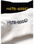 【MOSTRICH】MSTR-G06 刺繍クルー丈ソックス|ワンポイント刺繍とラインが入り、デザイン性にも拘った高機能ゴルフソックス。滑り止め無しの仕様で着脱がしやすくなりました。