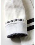 【MOSTRICH】MSTR-G06 刺繍クルー丈ソックス|ワンポイント刺繍とラインが入り、デザイン性にも拘った高機能ゴルフソックス。滑り止め無しの仕様で着脱がしやすくなりました。
