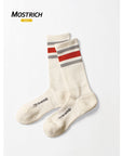 【MOSTRICH】MSTR-G05 ラインクルー丈ソックス