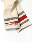 【MOSTRICH】MSTR-G05 ラインクルー丈ソックス