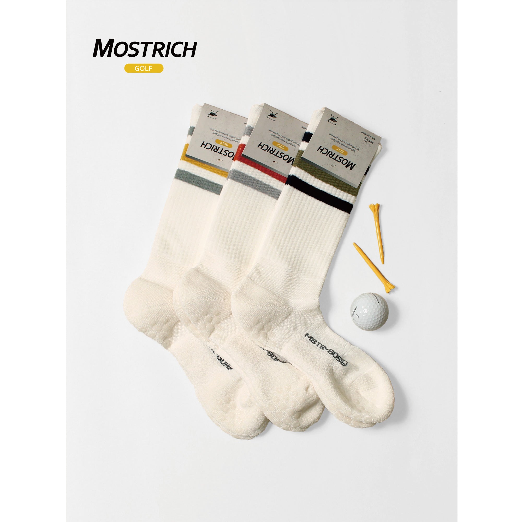 MOSTRICH】MSTR-G05 ラインクルー丈ソックス – SUKENO｜靴下の助野