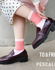 【PESCALLY×TO&FRO】和紙パイルソックス|一日中、サラサラ。長時間のドライブも快適に過ごせる、夏の消臭・速乾ソックス。足元に彩りをプラスするパステルカラー