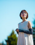 【にゃんこ堂】接触冷感 猫と花総柄45㎝丈アームカバー