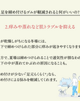 【足元らくらく】ゴムなし 5本指ソックス 22-24cm