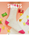 【オリジナルソックス】"SWEETS" ドット / 23cm-25cm (2足組)