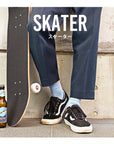 【オリジナルソックス】"SKATER" ボーダー / 25cm-27cm (2足組)