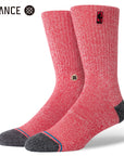 【STANCE】LOGOMAN BB RED