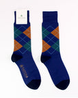 【オリジナルソックス】オリジナルカラーソックス アーガイル / 25cm-27cm (2足組)