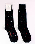 【オリジナルソックス】オリジナルカラーソックス ドット / 27cm-29cm (2足組)