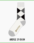 【オリジナルソックス】オリジナルカラーソックス アーガイル / 27cm-29cm (2足組)