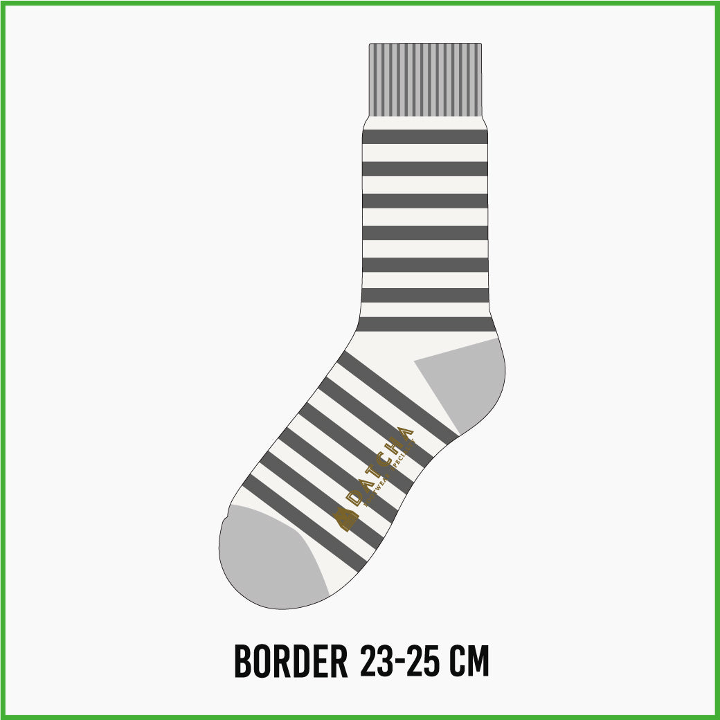 オリジナルソックス】オリジナルカラーソックス ボーダー / 23cm-25cm