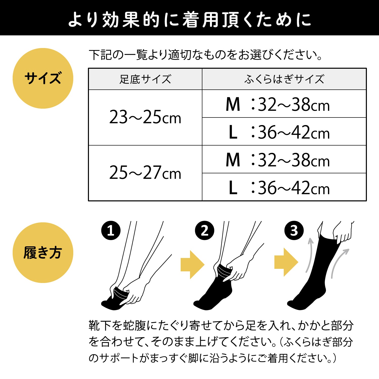 らく圧】着圧ハイソックス(メッシュタイプ) 23-25cm｜蒸れにくく、通気