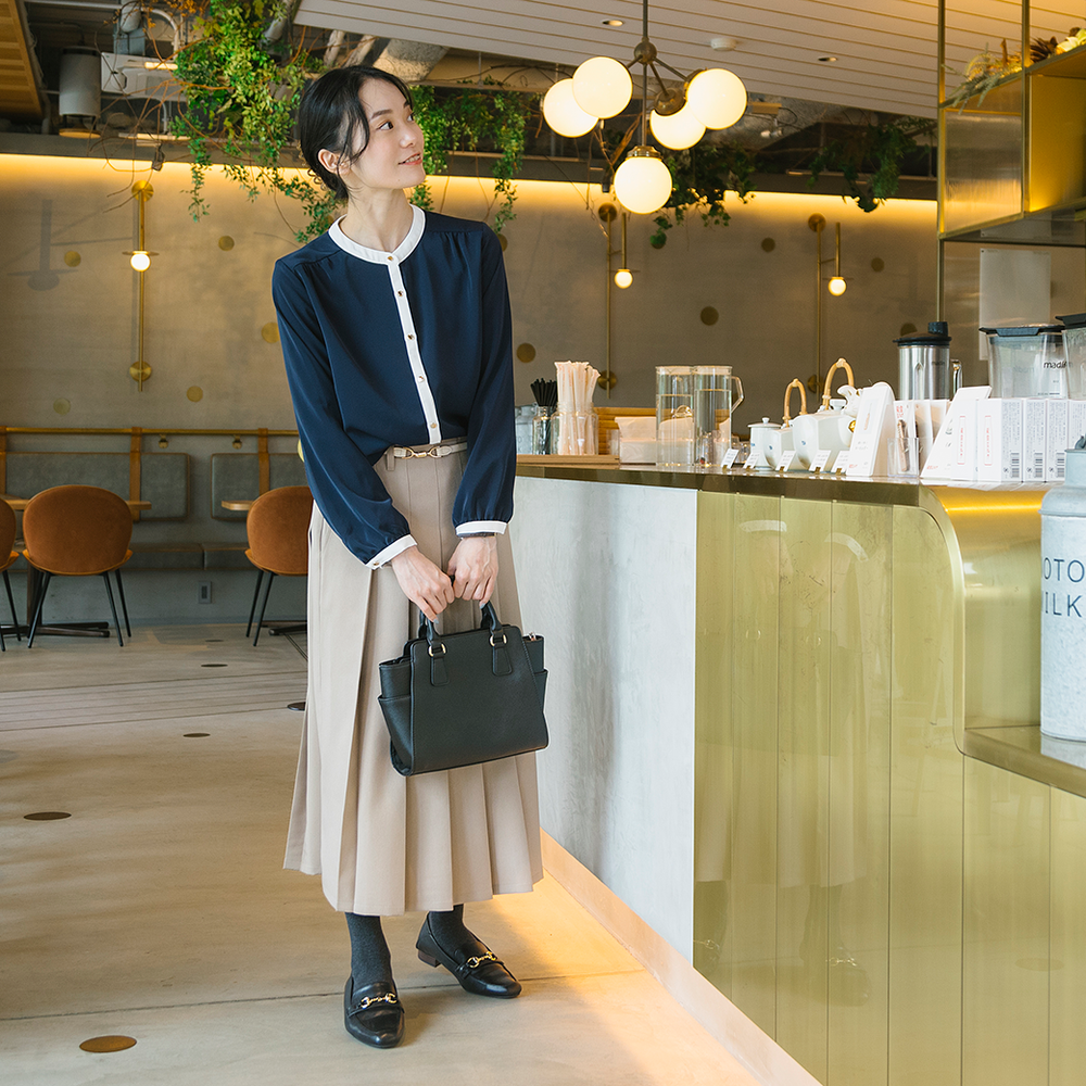 【らく圧】やわらか綿混素材の着圧タイツ