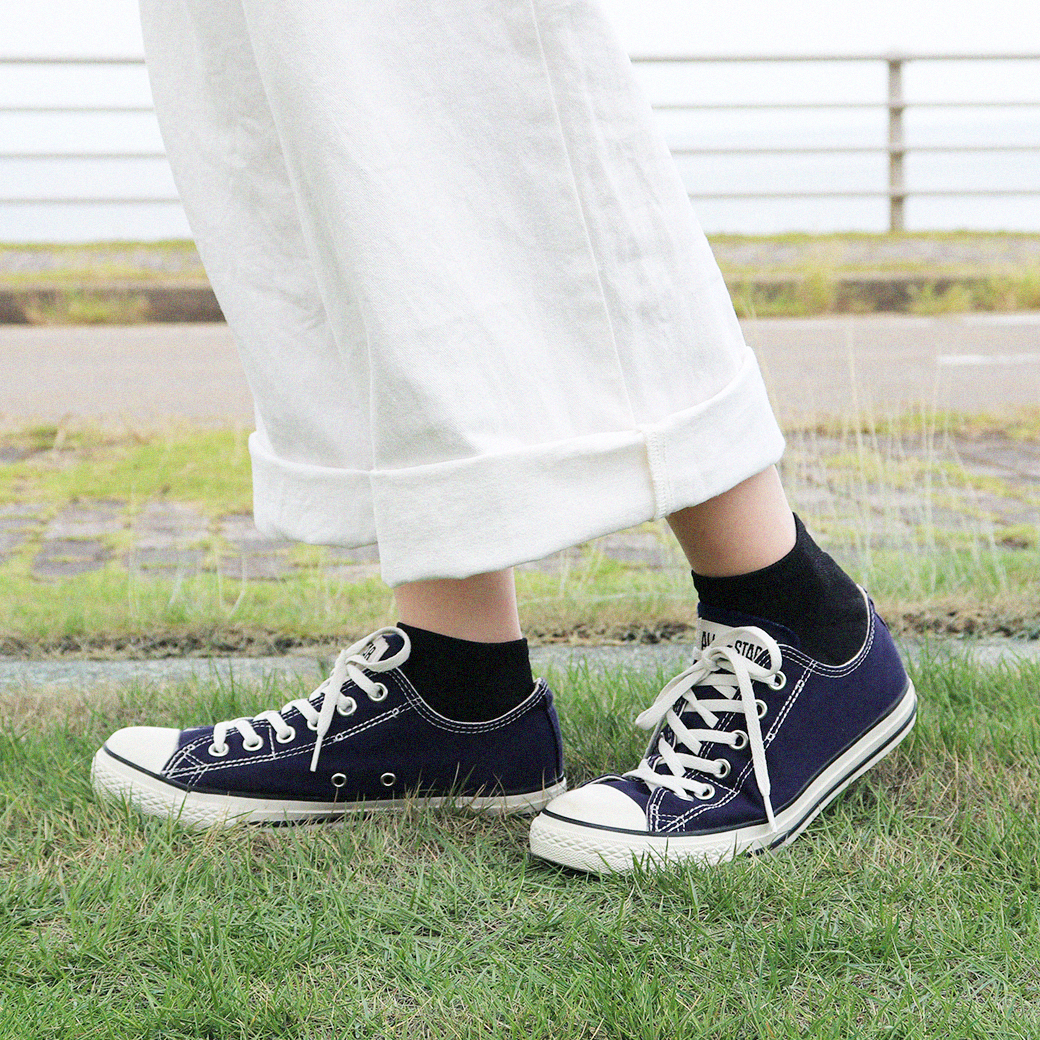 【PESCALLY】和紙  薄手パイルスニーカー丈ソックス 23cm -25cm