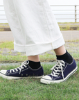 【PESCALLY】和紙  薄手パイルスニーカー丈ソックス 23cm -25cm