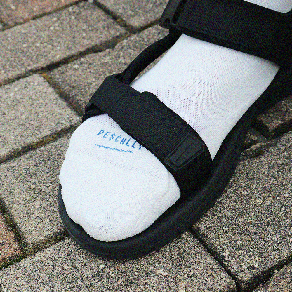 【PESCALLY】和紙  薄手パイルスニーカー丈ソックス 25cm-27cm