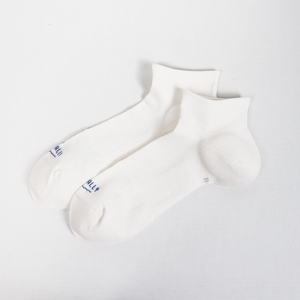 【PESCALLY】和紙  薄手パイルスニーカー丈ソックス 25cm-27cm