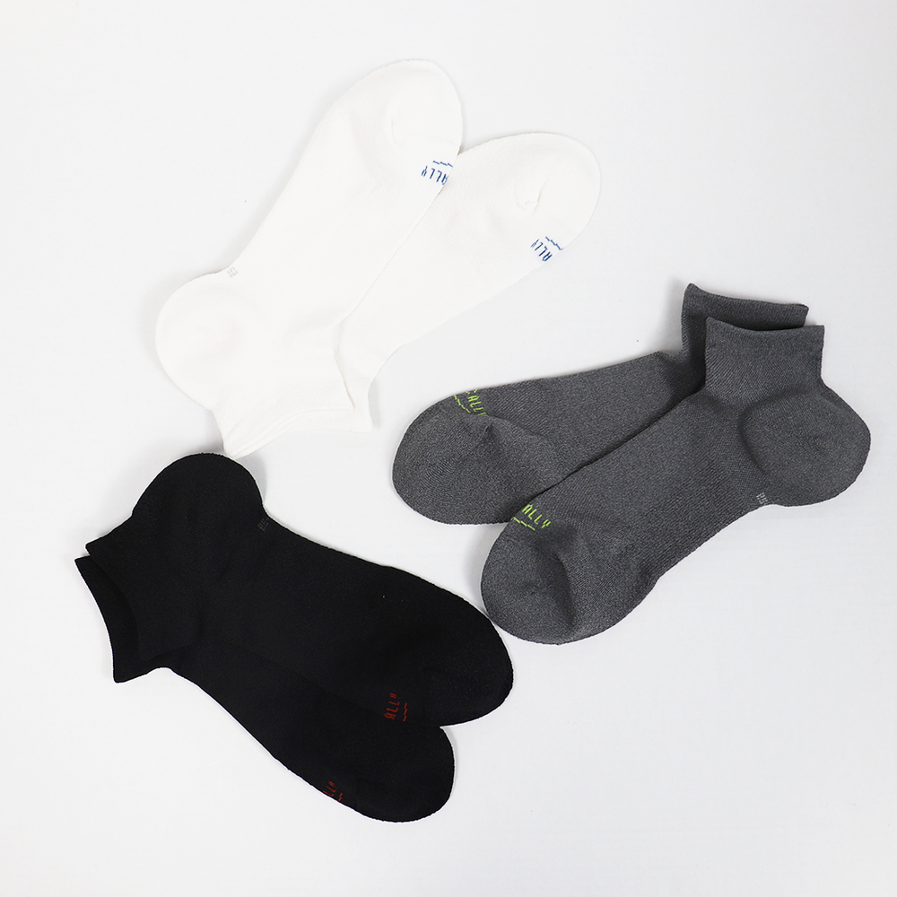 【PESCALLY】和紙  薄手パイルスニーカー丈ソックス 25cm-27cm