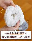 【にゃんこ堂】裏ボア猫と魚ルームソックス