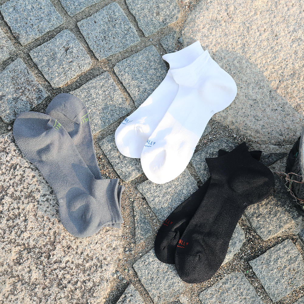 【PESCALLY】和紙  薄手パイルスニーカー丈ソックス 27cm-29cm