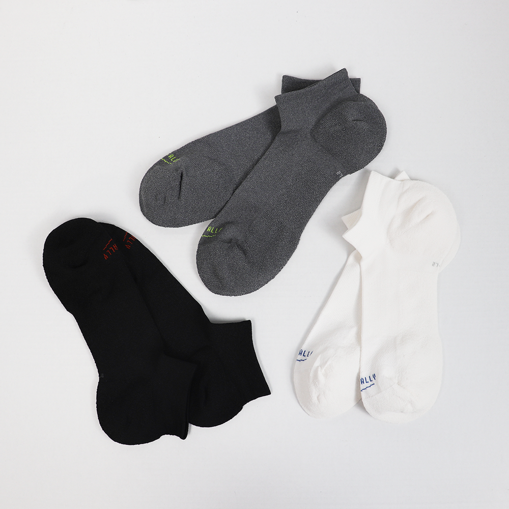 【PESCALLY】和紙  薄手パイルスニーカー丈ソックス 27cm-29cm