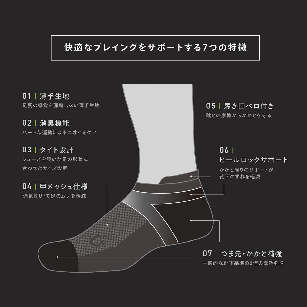 【GOATRY】クライミングソックス