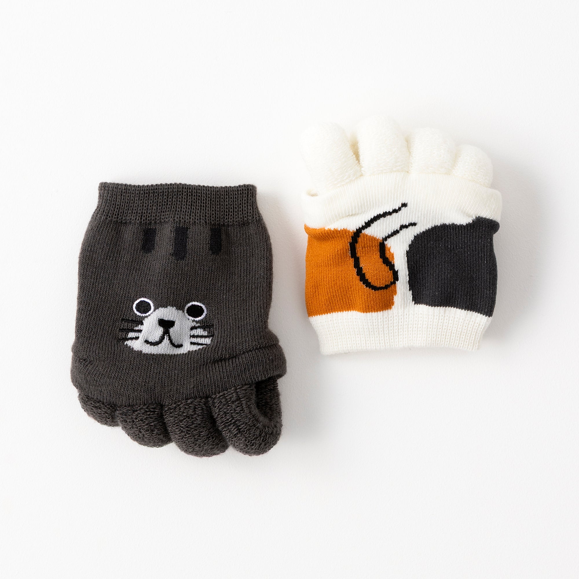 【にゃんこ堂】足指セパレートストレッチソックス