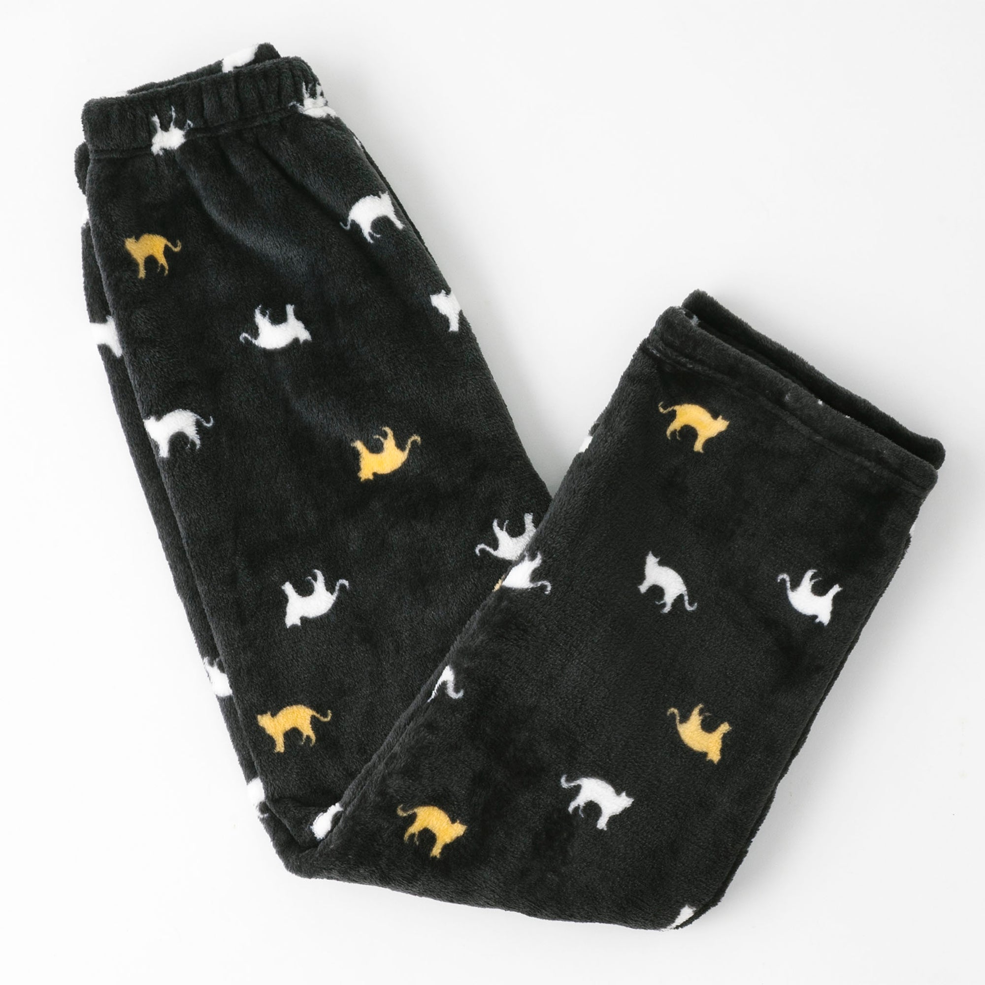 【にゃんこ堂】10分丈フリースルームパンツ