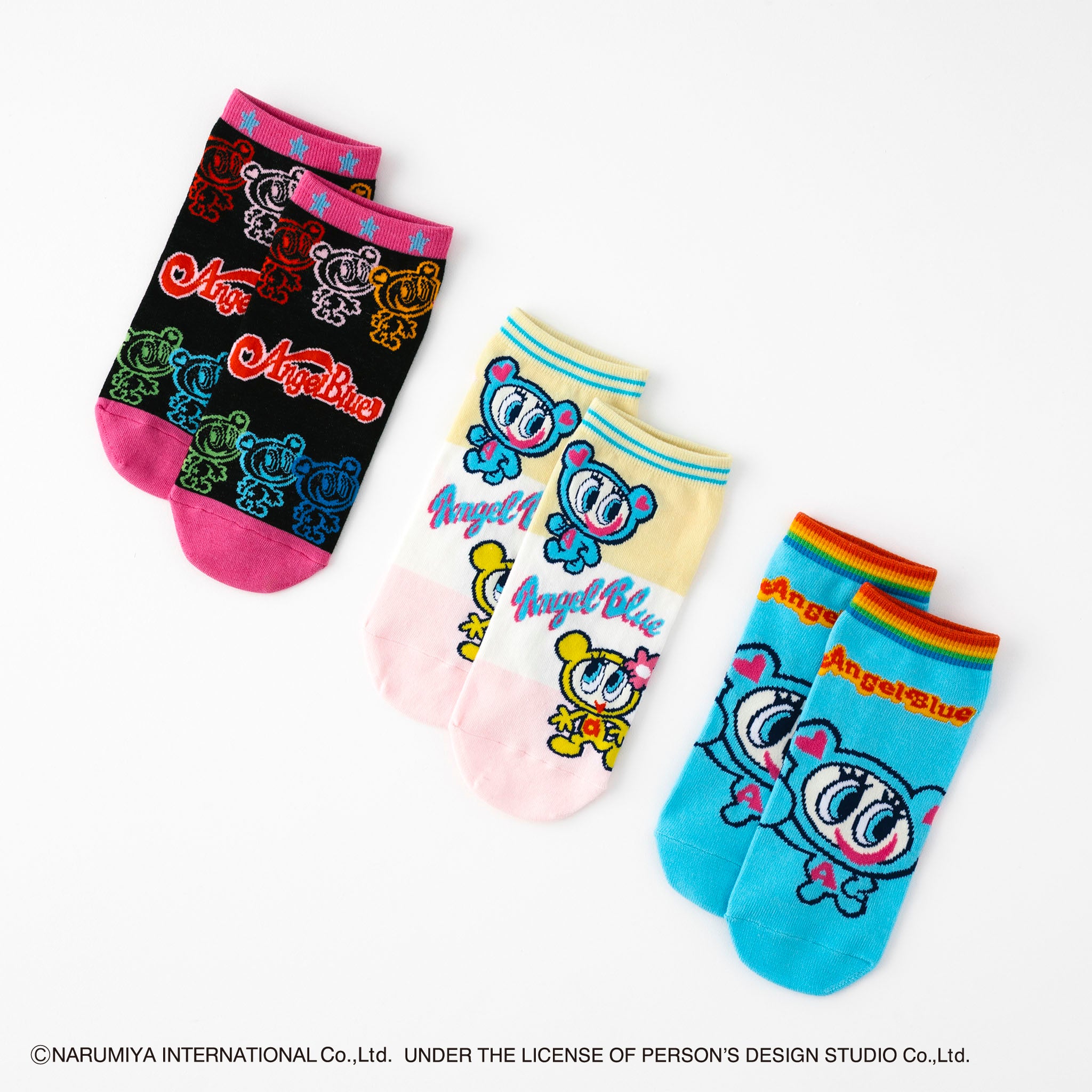 エンジェルブルー】スニーカー丈ソックス (BLACK FRIDAY対象商品