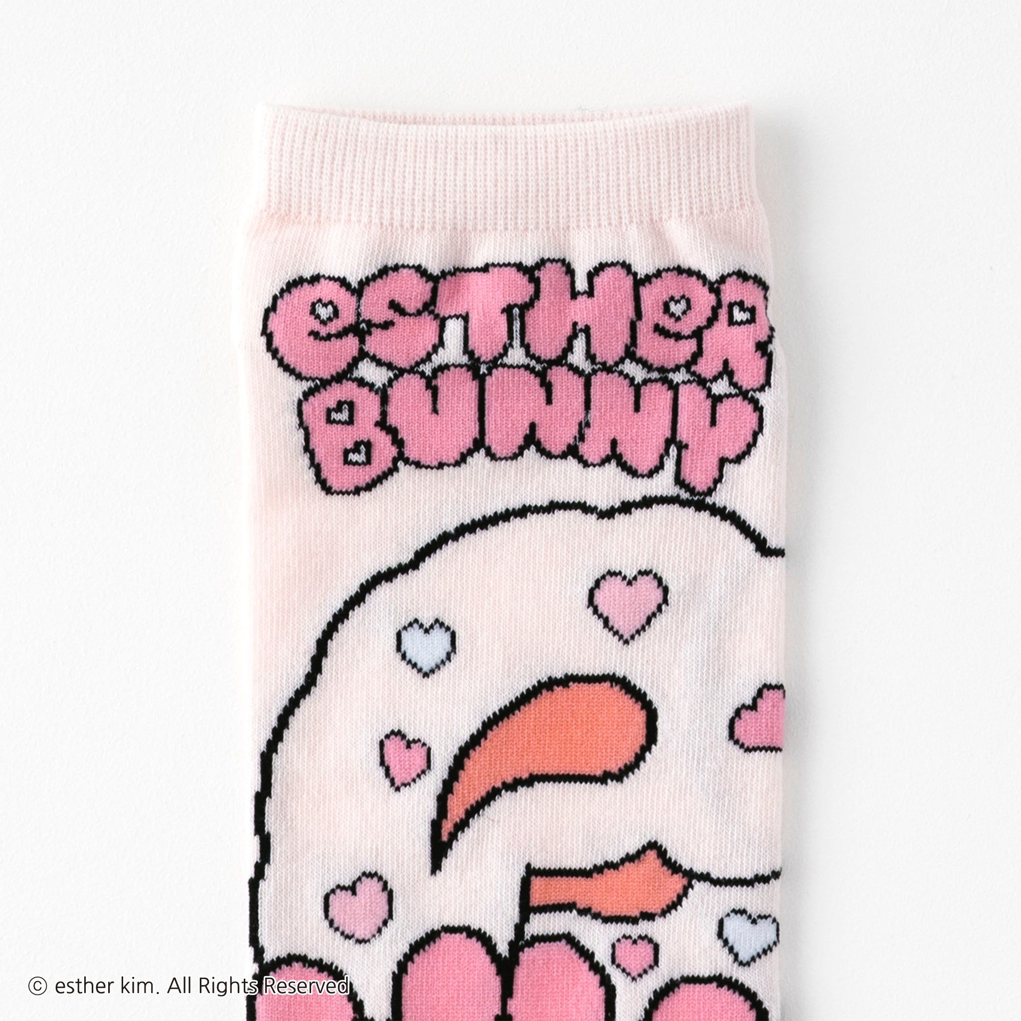 【エスターバニー】バニーハートスニーカー丈ソックス